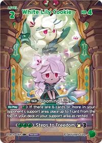 White Lily Cookie (069) (SEC) - The Dark Enchantress War - CookieRun: Braverse TCG card