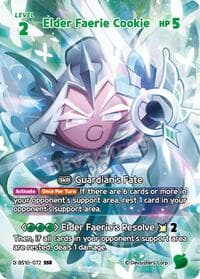 Elder Faerie Cookie (SSR) - The Dark Enchantress War - CookieRun: Braverse TCG card
