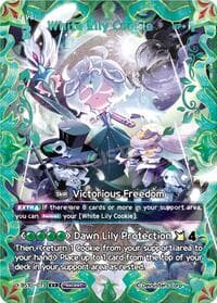 White Lily Cookie (073) (EXR) - The Dark Enchantress War - CookieRun: Braverse TCG card