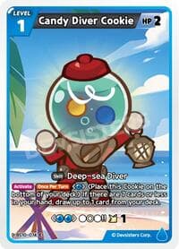 Candy Diver Cookie - The Dark Enchantress War - CookieRun: Braverse TCG card