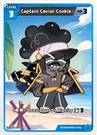 Captain Caviar Cookie - The Dark Enchantress War - CookieRun: Braverse TCG card