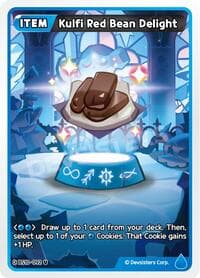 Kulfi Red Bean Delight - The Dark Enchantress War - CookieRun: Braverse TCG card