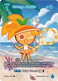 Orange Cookie (SEC) - The Dark Enchantress War - CookieRun: Braverse TCG card