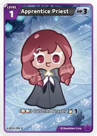 Apprentice Priest - The Dark Enchantress War - CookieRun: Braverse TCG card