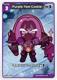 Purple Yam Cookie - The Dark Enchantress War - CookieRun: Braverse TCG card
