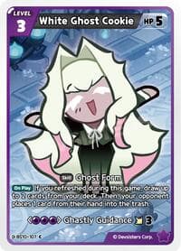 White Ghost Cookie - The Dark Enchantress War - CookieRun: Braverse TCG card