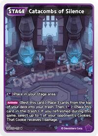 Catacombs of Silence - The Dark Enchantress War - CookieRun: Braverse TCG card