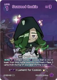 Seaweed Cookie (SEC) - The Dark Enchantress War - CookieRun: Braverse TCG card