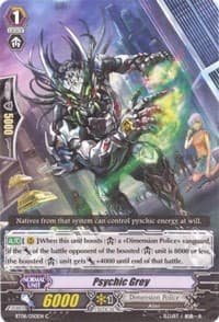 Psychic Grey - BT08: Blue Storm Armada - Cardfight Vanguard card