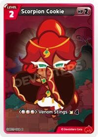 Scorpion Cookie - The Dark Enchantress War - CookieRun: Braverse TCG card