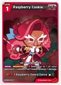 Raspberry Cookie (008) - The Dark Enchantress War - CookieRun: Braverse TCG card