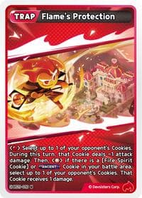 Flame's Protection - The Dark Enchantress War - CookieRun: Braverse TCG card
