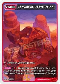 Canyon of Destruction - The Dark Enchantress War - CookieRun: Braverse TCG card