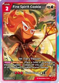 Fire Spirit Cookie - The Dark Enchantress War - CookieRun: Braverse TCG card