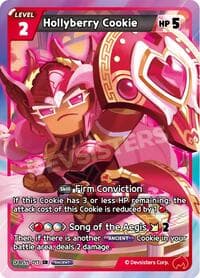 Hollyberry Cookie (017) - The Dark Enchantress War - CookieRun: Braverse TCG card
