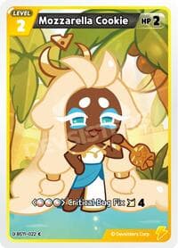 Mozzarella Cookie - The Dark Enchantress War - CookieRun: Braverse TCG card