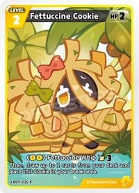 Fettuccine Cookie - The Dark Enchantress War - CookieRun: Braverse TCG card