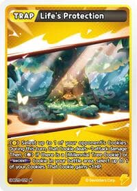 Life's Protection - The Dark Enchantress War - CookieRun: Braverse TCG card