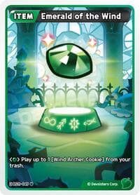 Emerald of the Wind - The Dark Enchantress War - CookieRun: Braverse TCG card