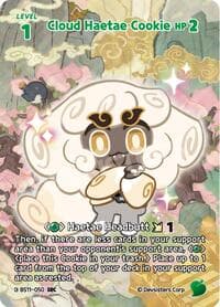 Cloud Haetae Cookie (SEC) - The Dark Enchantress War - CookieRun: Braverse TCG card