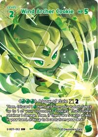 Wind Archer Cookie (SSR) - The Dark Enchantress War - CookieRun: Braverse TCG card