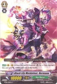 Black Lily Musketeer, Hermann - BT08: Blue Storm Armada - Cardfight Vanguard card