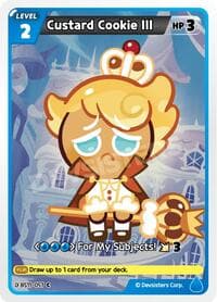 Custard Cookie III (057) - The Dark Enchantress War - CookieRun: Braverse TCG card