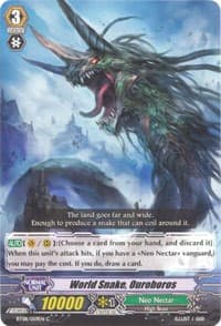 World Snake, Ouroboros - BT08: Blue Storm Armada - Cardfight Vanguard card