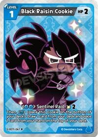 Black Raisin Cookie - The Dark Enchantress War - CookieRun: Braverse TCG card