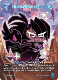 Black Raisin Cookie (SEC) - The Dark Enchantress War - CookieRun: Braverse TCG card