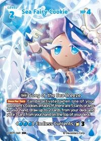 Sea Fairy Cookie (SSR) - The Dark Enchantress War - CookieRun: Braverse TCG card