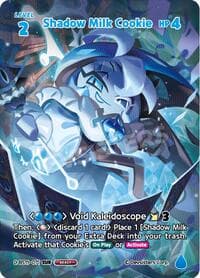 Shadow Milk Cookie (SUR) - The Dark Enchantress War - CookieRun: Braverse TCG card