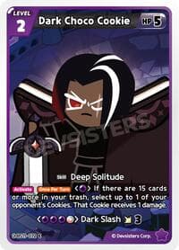 Dark Choco Cookie - The Dark Enchantress War - CookieRun: Braverse TCG card
