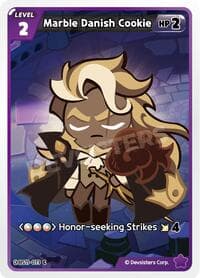 Marble Danish Cookie - The Dark Enchantress War - CookieRun: Braverse TCG card
