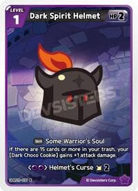 Dark Spirit Helmet - The Dark Enchantress War - CookieRun: Braverse TCG card
