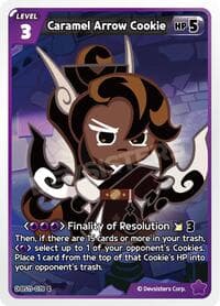 Caramel Arrow Cookie - The Dark Enchantress War - CookieRun: Braverse TCG card