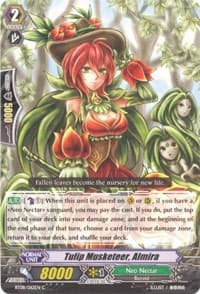 Tulip Musketeer, Almira - BT08: Blue Storm Armada - Cardfight Vanguard card