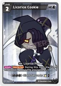 Licorice Cookie (092) - The Dark Enchantress War - CookieRun: Braverse TCG card