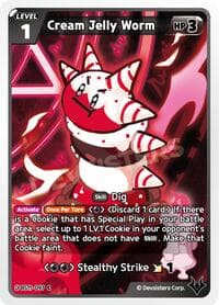 Cream Jelly Worm - The Dark Enchantress War - CookieRun: Braverse TCG card