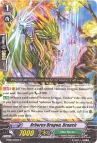 Arboros Dragon, Branch - BT08: Blue Storm Armada - Cardfight Vanguard card
