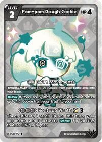 Pom-pom Dough Cookie - The Dark Enchantress War - CookieRun: Braverse TCG card