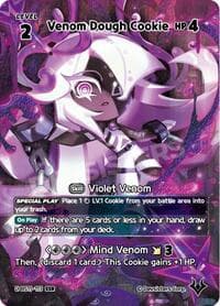Venom Dough Cookie (SSR) - The Dark Enchantress War - CookieRun: Braverse TCG card