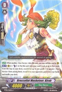 Broccolini Musketeer, Kirah - BT08: Blue Storm Armada - Cardfight Vanguard card
