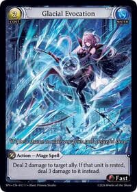 Glacial Evocation (Curio Foil) - Supporter Pack 4 - Grand Archive TCG card