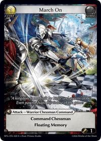 March On (Curio Foil) - Supporter Pack 4 - Grand Archive TCG card
