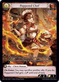 Peppered Chef (Curio Foil) - Supporter Pack 4 - Grand Archive TCG card