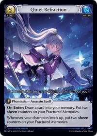 Quiet Refraction (Curio Foil) - Supporter Pack 4 - Grand Archive TCG card