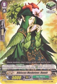 Hibiscus Musketeer, Hanah - BT08: Blue Storm Armada - Cardfight Vanguard card