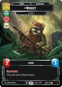 Wicket - Yub Nub! - Ashes of the Empire - Weekly Play Promos - Star Wars: Unlimited card