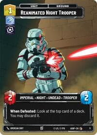 Reanimated Night Trooper - Ashes of the Empire - Weekly Play Promos - Star Wars: Unlimited card
